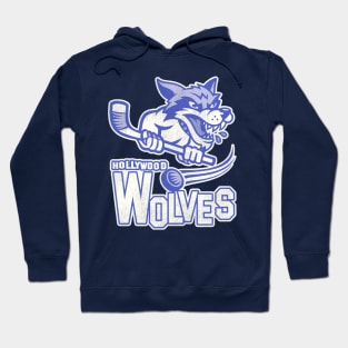 Defunct Hollywood Wolves Hockey Team Hoodie